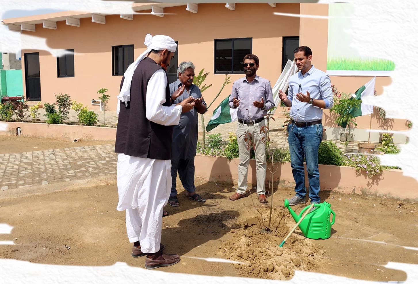 Tree plantation drive organized by Saylani